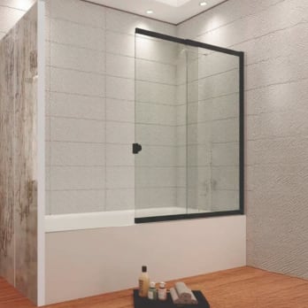 Mampara de bañera corredera y abatible Bruntec Ares