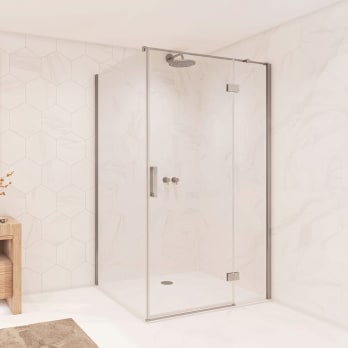 Mampara de ducha angular Bruntec Aurea (400B)
