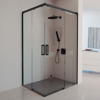 Mampara de ducha Galaxy (300) negro mate