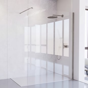 Mampara de ducha en Acero Inox Dione