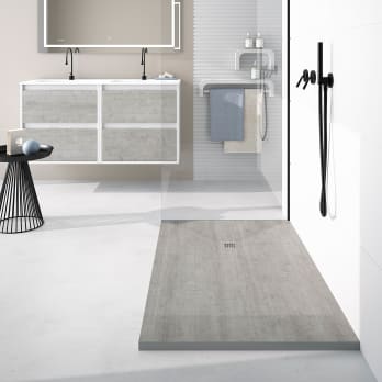 Platos de ducha de resina decorados Bruntec Design 3D Decorado