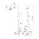 Columna de ducha Imex Bless 25