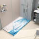 Platos de ducha de resina decorados Bruntec Design 3D Azul Ambiente 1