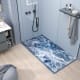 Platos de ducha de resina decorados Bruntec Design 3D Azul Ambiente 3