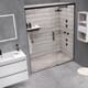 Platos de ducha de resina decorados Bruntec Design 3D Madera Rústica Ambiente 3