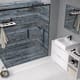 Platos de ducha de resina decorados Bruntec Design 3D Madera Rústica Ambiente 10