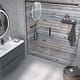Platos de ducha de resina decorados Bruntec Design 3D Madera Rústica Ambiente 12