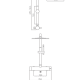 Conjunto de ducha Imex Moscu Croquis 6