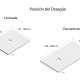 Plato de ducha de resina Doccia Liso Croquis 10