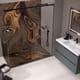 Platos de ducha de resina decorados Bruntec Design 3D Madera 2 Ambiente 1