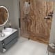 Platos de ducha de resina decorados Bruntec Design 3D Madera 2 Ambiente 1