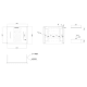 Conjunto de ducha empotrado Imex Sumatra Croquis 7