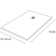 Plato de ducha Solid Surface Hidronatur Cirat Croquis 2