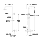 Columna de ducha extensible termostático Strohm Teka Manacor Croquis 4