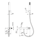 Grifo de ducha Imex Bless 7