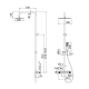 Columna de ducha Imex Firenze Croquis 10