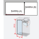 Fijo de ducha Mampara Kassandra Fresh Arena (FA 633) Croquis 11