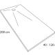 Plato de ducha Bruntec Compac Croquis 3