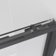 Mampara de ducha GME Twenty negro mate Detalle 4
