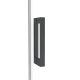 Mampara de ducha GME Twenty negro mate Detalle 1