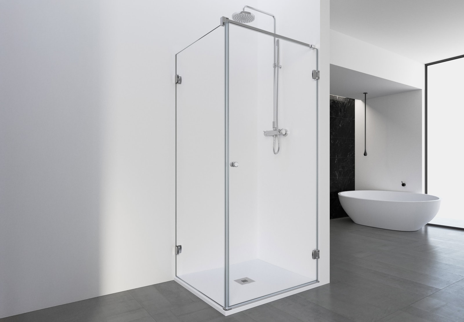 Mampara de ducha Profiltek Newglass (NE-208) Principal 0