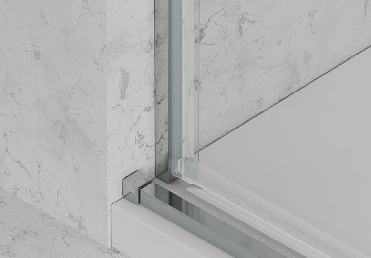 Mampara de ducha angular corredera Bruntec Aria Detalle 10