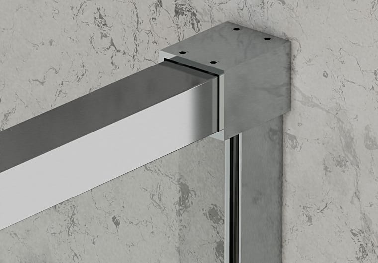 Mampara de ducha angular corredera Bruntec Aria Detalle 7