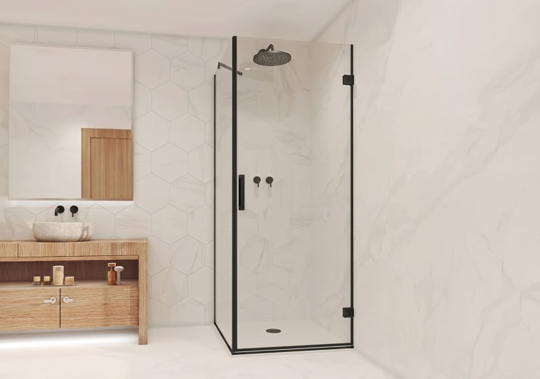 Mampara de ducha angular Bruntec Aurea (400A) Principal 1