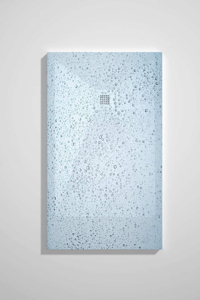 Platos de ducha de resina decorados Bruntec Design 3D Azul opción 9