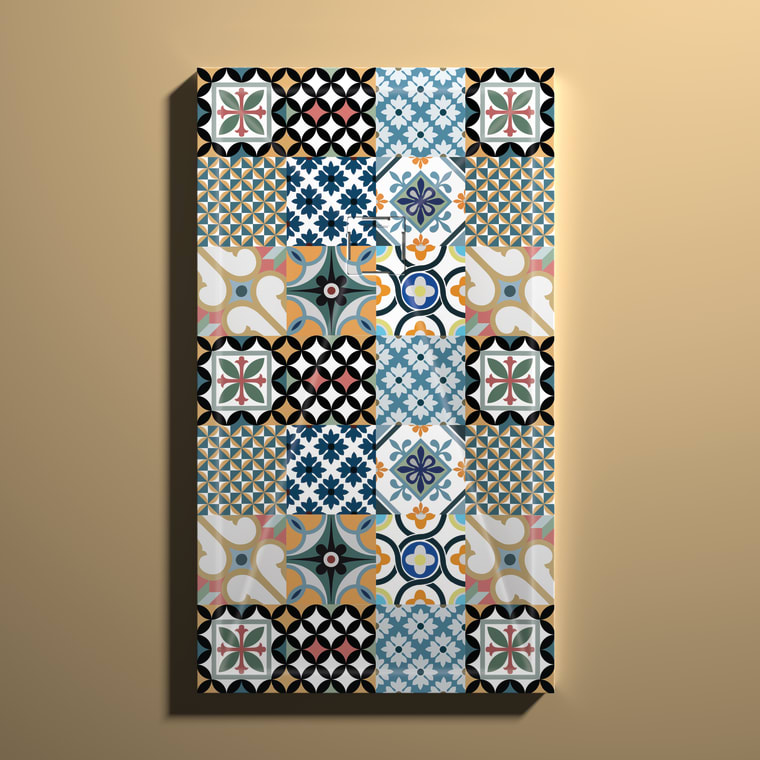 Platos de ducha de resina decorados Bruntec Design 3D Hidráulico Ambiente 1