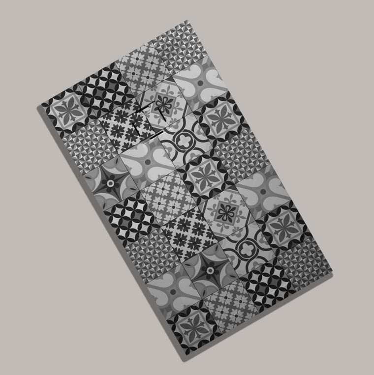 Platos de ducha de resina decorados Bruntec Design 3D Hidráulico Ambiente 2