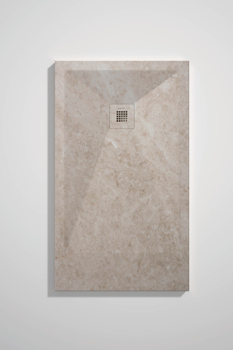 Platos de ducha de resina decorados Bruntec Stone 3D Mármol opción 22