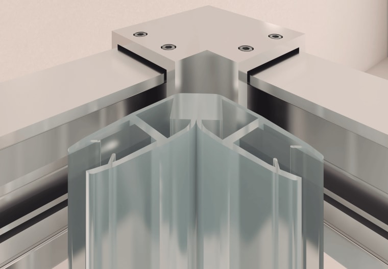 Mampara de ducha Bruntec Elite 400 Detalle 3