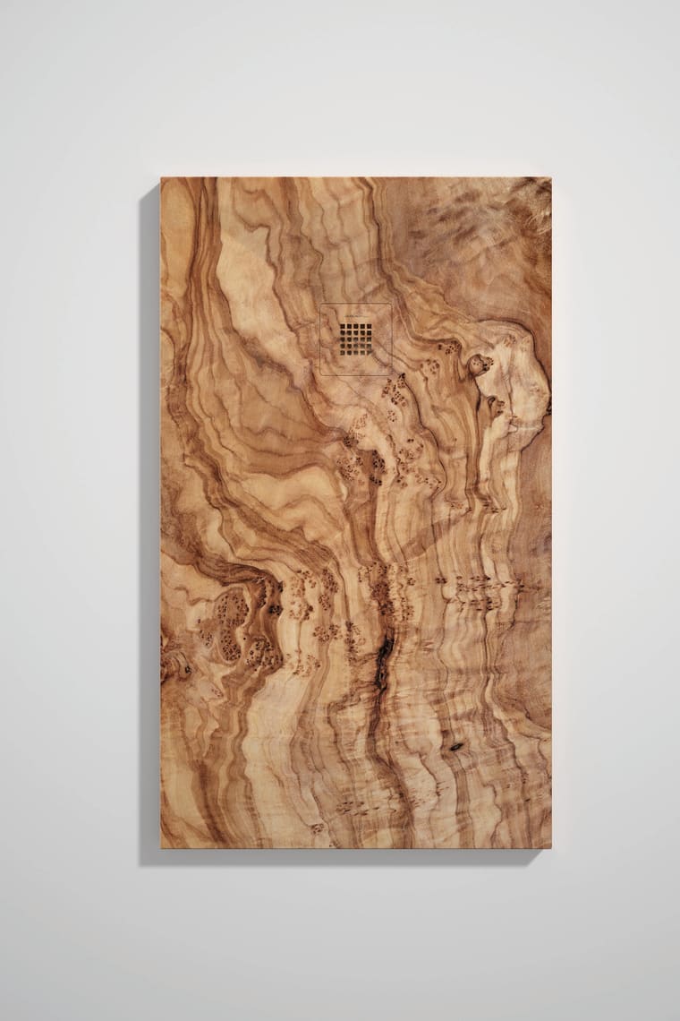Platos de ducha de resina decorados Bruntec Design 3D Madera 2 opción 7