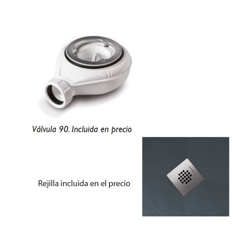 Platos de ducha de resina decorados Bruntec Design 3D Cemento Croquis 9