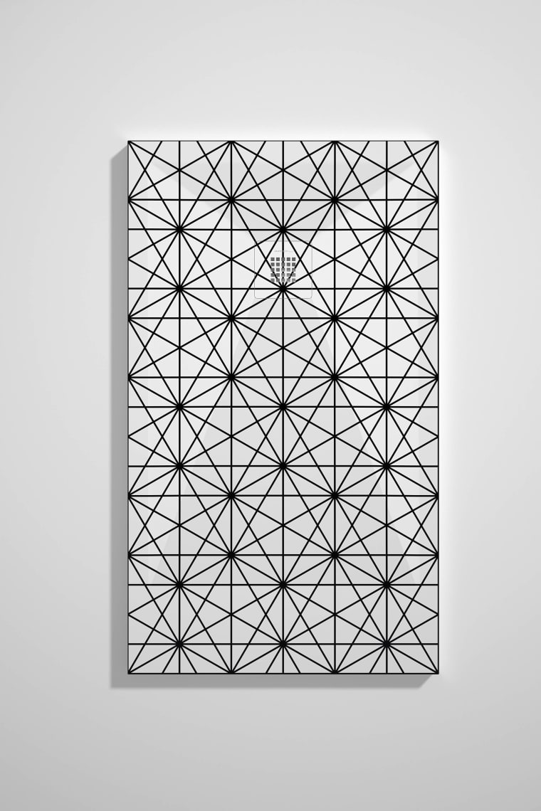 Platos de ducha de resina decorados Bruntec Design 3D Geométricos opción 6