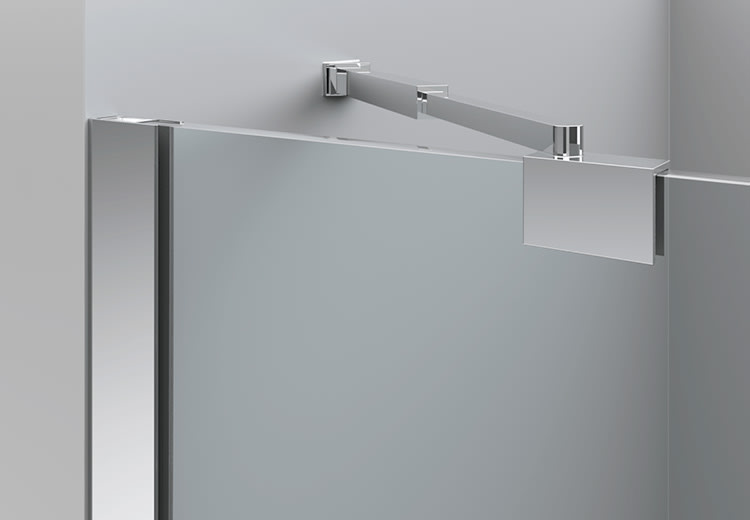 Mampara de ducha angular Adhara (400B) Detalle 2