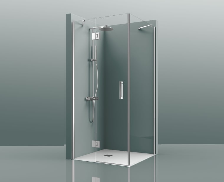 Mampara de ducha angular Adhara (400B) Detalle 5