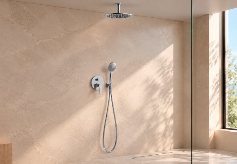 Conjunto de ducha empotrado Tres Flat Ambiente 2