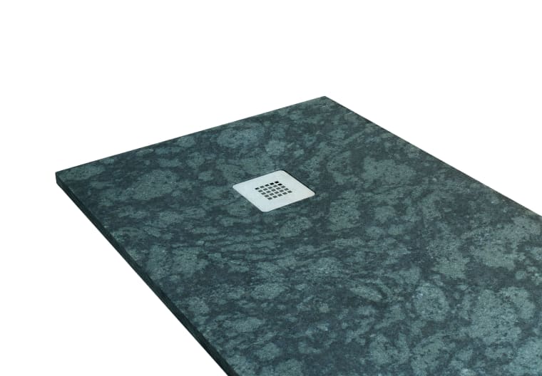 Plato de ducha granito natural Bruntec Verde India Detalle 3