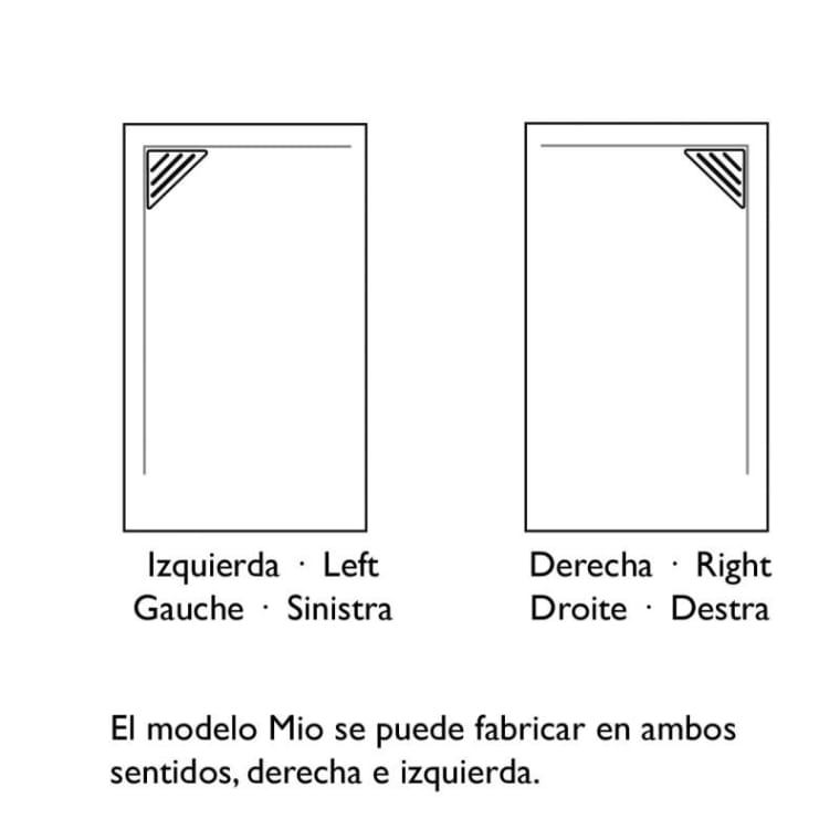 Plato de ducha Bruntec Design Corner Croquis 6