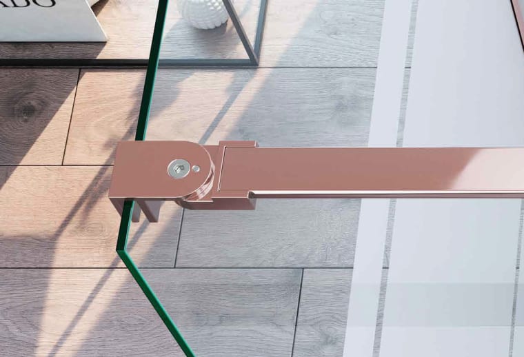 Mampara de ducha Glassinox Aiki Detalle 1