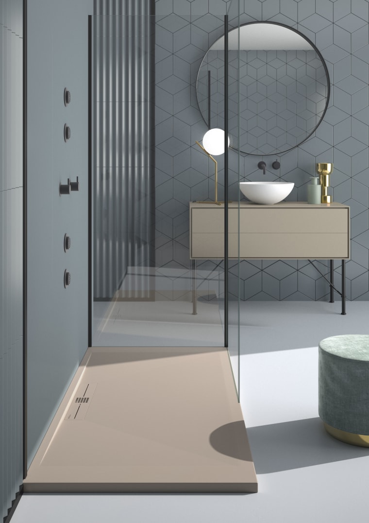 Plato de ducha Bruntec Design Tiden Ambiente 2
