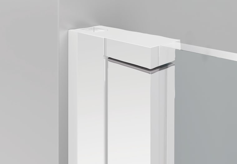 Mampara de ducha en Acero Inox Dione Detalle 8