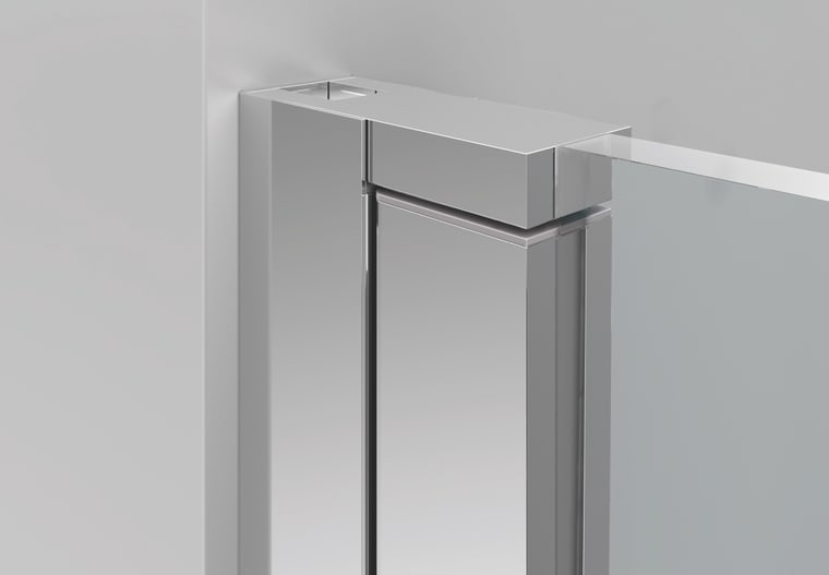 Mampara de ducha en Acero Inox Dione Detalle 6