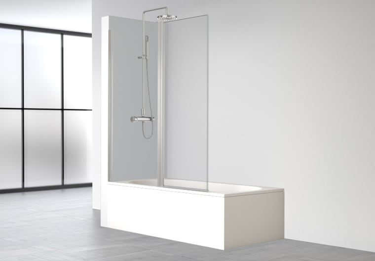 Mampara de bañera Profiltek Hada Plus (HP-106) opción 1