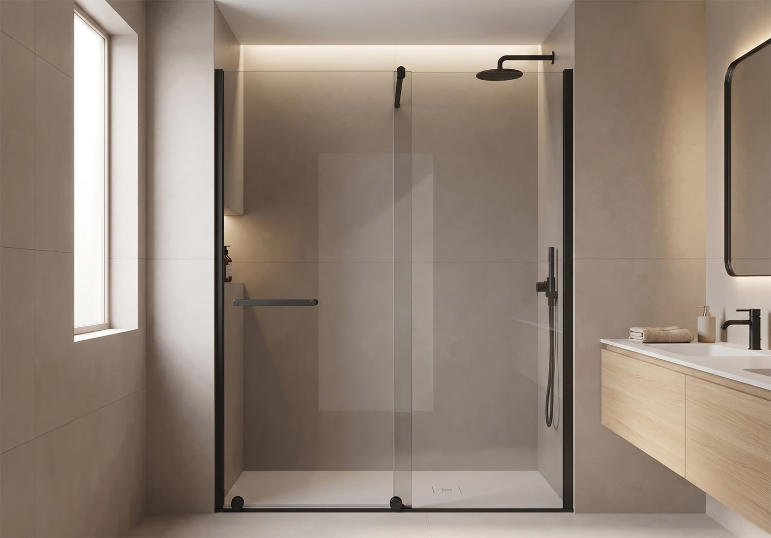 Mampara de ducha Profiltek Vanity (ST-210) Principal 1