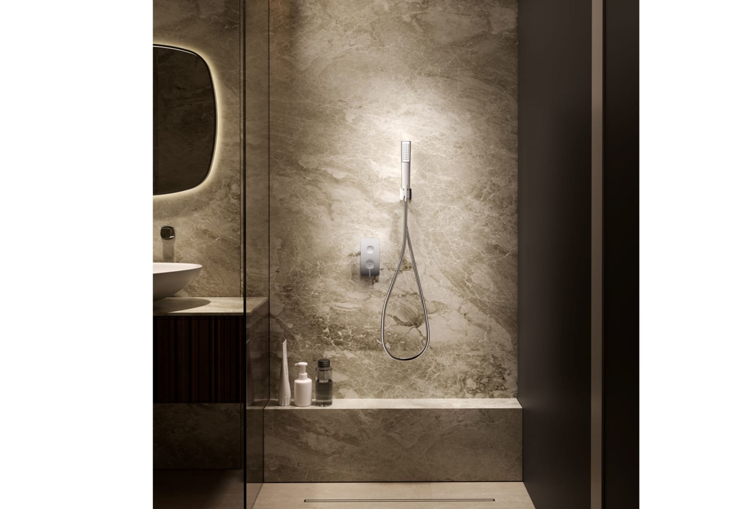 Conjunto de ducha empotrado Imex Toscana Ambiente 9
