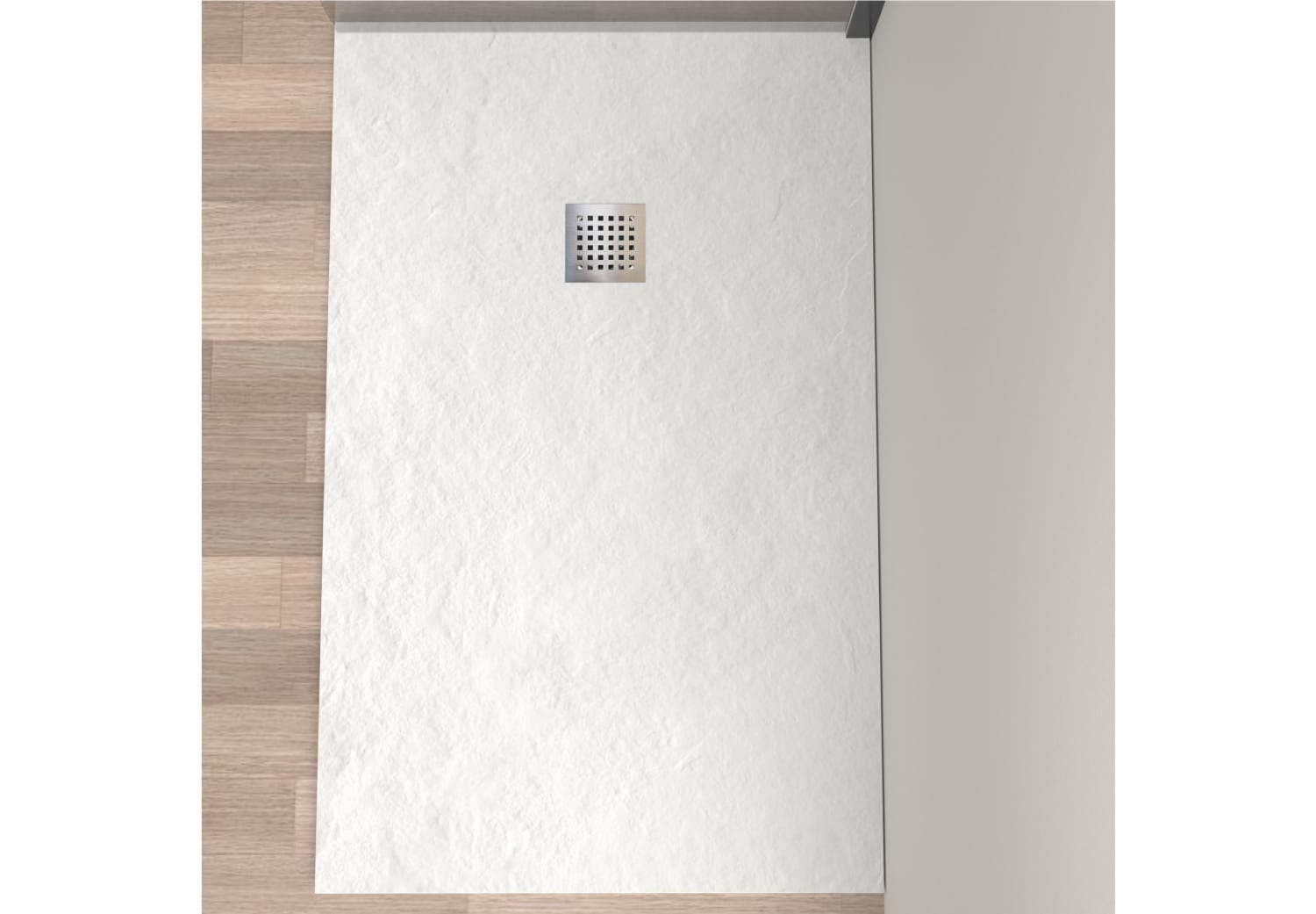 Plato de ducha de resina de Bruntec Selene Detalle 3