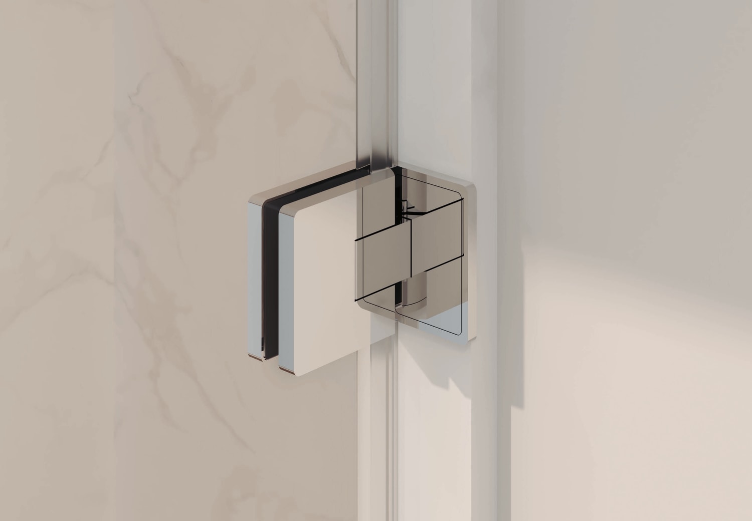 Mampara de ducha Gala (200A) Bruntec Detalle 2